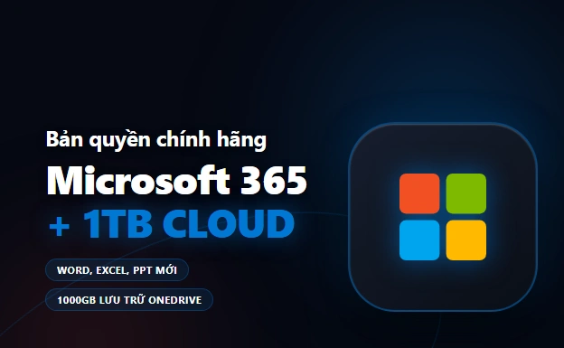 Mua Microsoft 365 Bản Quyền + 1TB OneDrive